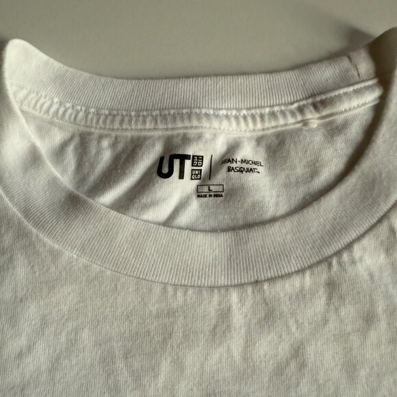 UNIQLO x Jean-Michel Basquiat White Pocket T-Shirt - Men's Large - UT Graphic - Picture 3 of 6